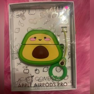 NWT Avocado Air Pods Pro case keychain